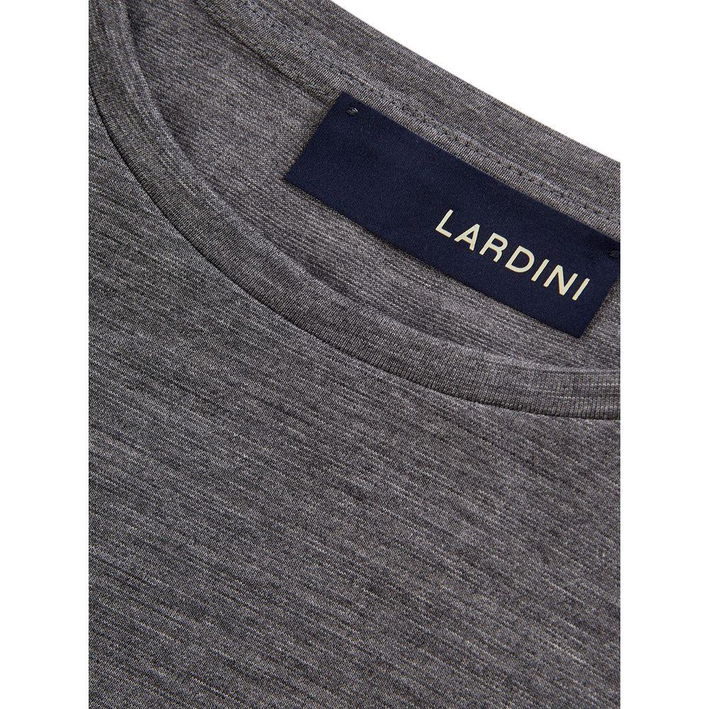 Lardini Gray Wool T-Shirt