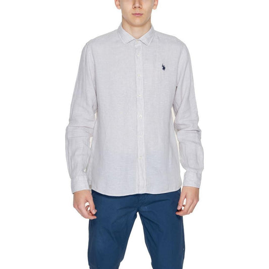 U.S. POLO ASSN. Beige Linen Shirt 1728,71956299936,Beige,Clothing,IT44 | S,Men,Men - Clothing,New with tags,Shirts - Men - Clothing,U.S. POLO ASSN. U.S. POLO ASSN. US-13435502507-IT44 | S
