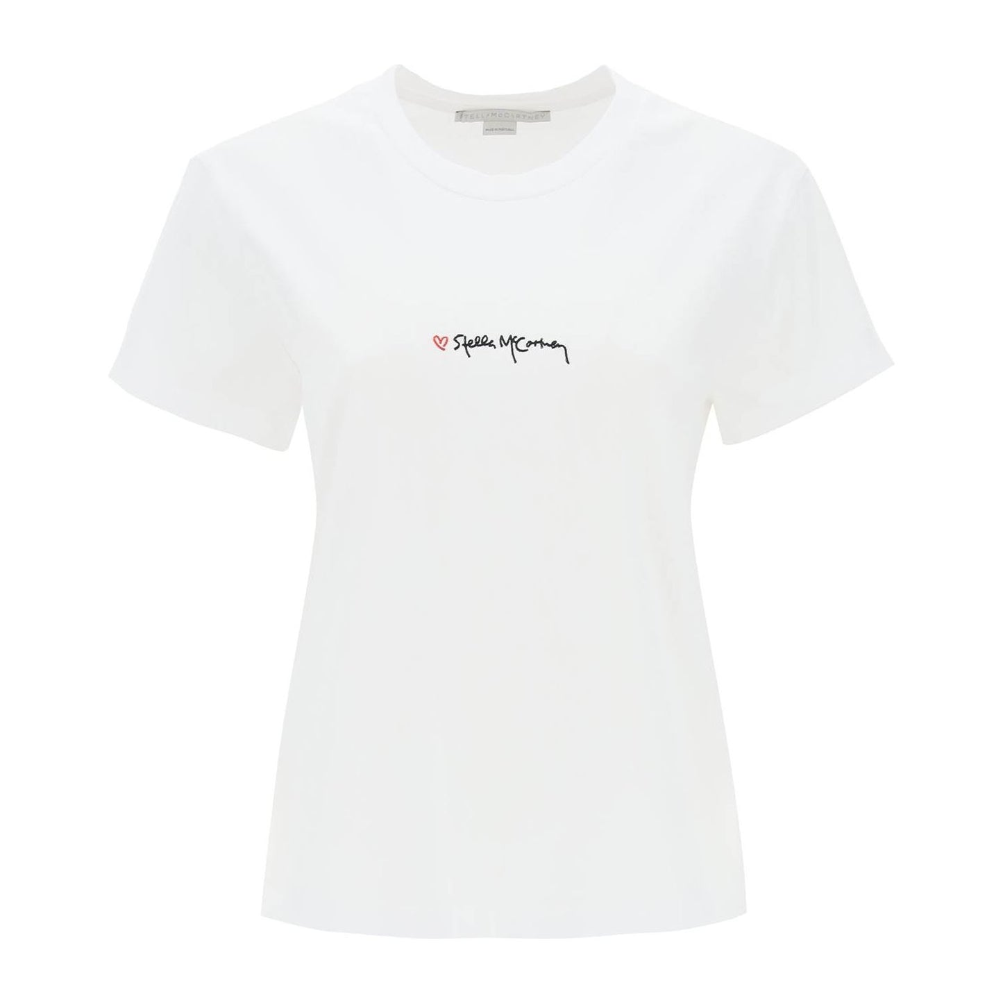 Stella McCartney t-shirt with embroidered signature Topwear Stella McCartney