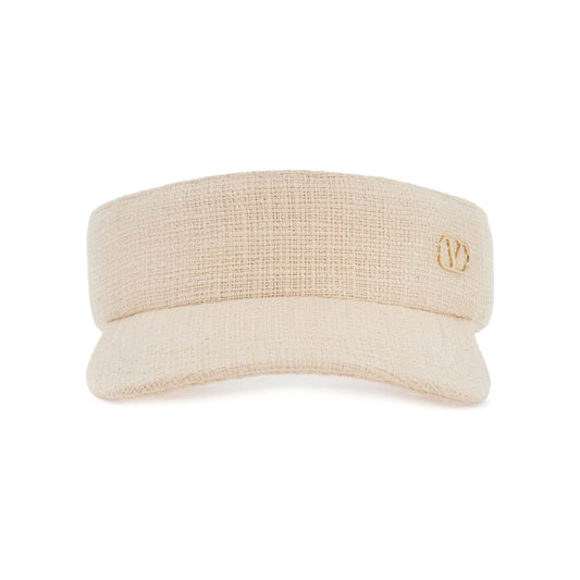 Valentino Garavani canvas visor shield for