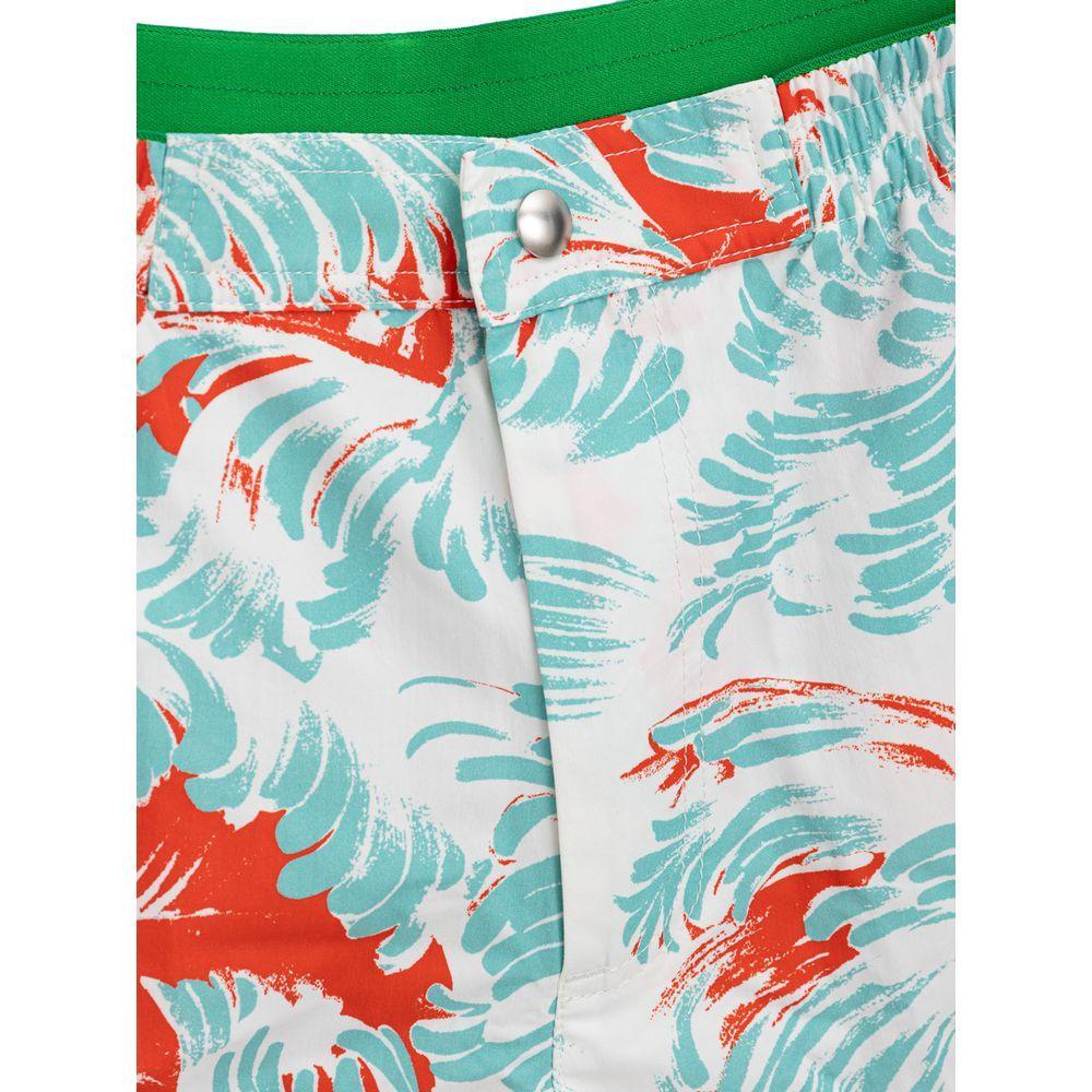 Bottega Veneta White Polyamide Swim Shorts
