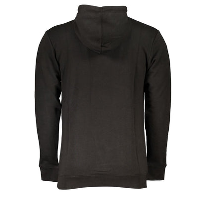Cavalli Class Black Cotton Men's Hooded Sweatshirt