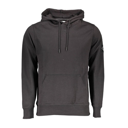 Calvin Klein Black Cotton Men Sweatshirt