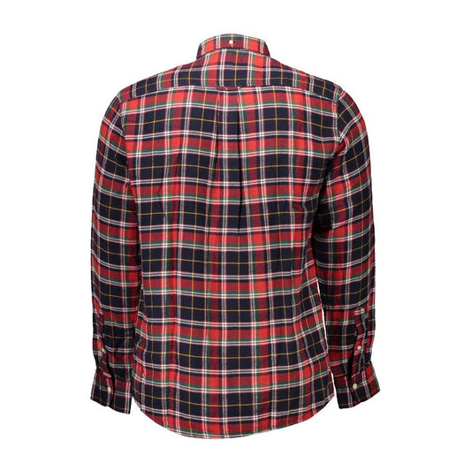 Gant Red Cotton Men Shirt