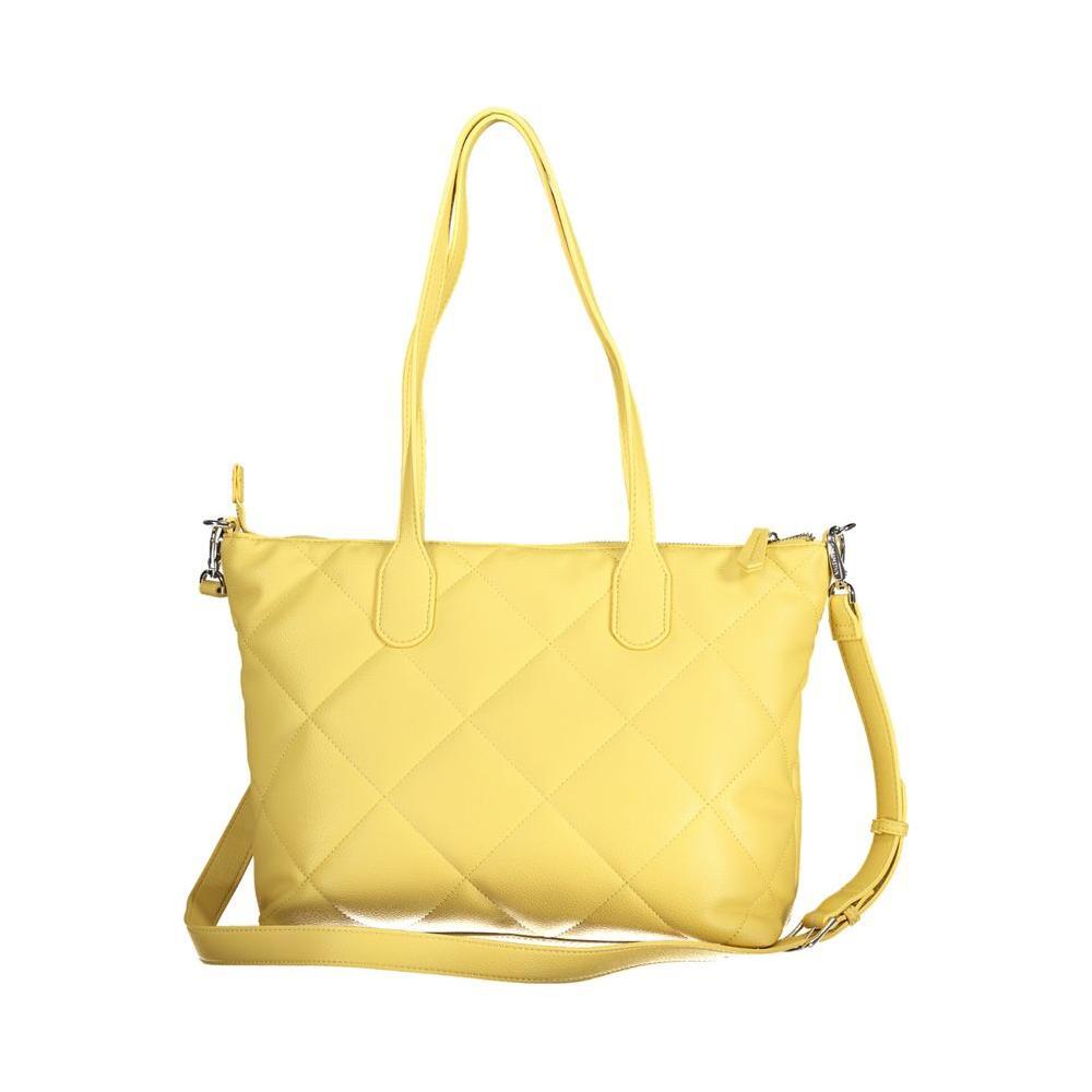 Mario Valentino Yellow Polyethylene Handbag 1728,67403481248,Bags,Handbags - Women - Bags,Mario Valentino,New with tags,Women,Women - Bags,Yellow Mario Valentino VA-24299