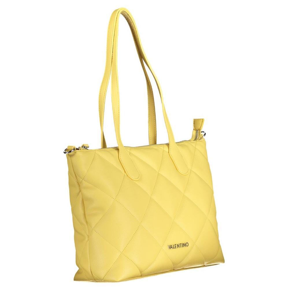 Mario Valentino Yellow Polyethylene Handbag 1728,67403481248,Bags,Handbags - Women - Bags,Mario Valentino,New with tags,Women,Women - Bags,Yellow Mario Valentino VA-24299