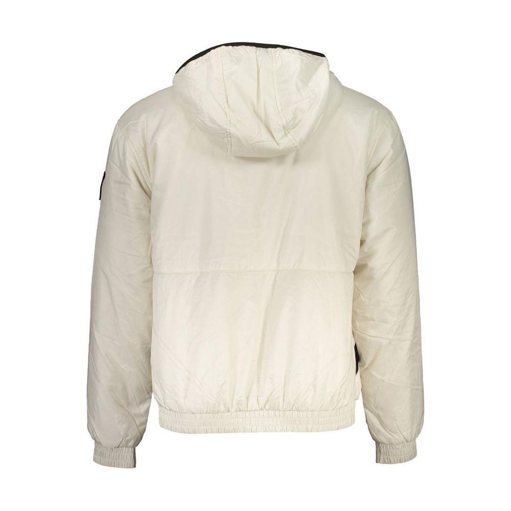 Calvin KleinCalvin Klein Elegant Beige Hooded Jacket – Timeless Outerwear1728,67403481248,Beige,Calvin Klein,Jackets - Men - Clothing,L,M,Men,New with tags,S,XL,XXL