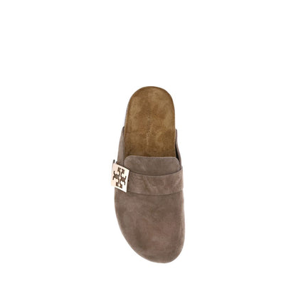 Tory Burch Brown Calf Leather Bos Taurus Mules