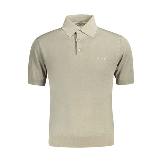 Guess Jeans Verde Cotton Mens Polo Shirt