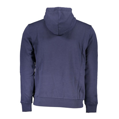 North Sails Blue Cotton Men Sweatshirt