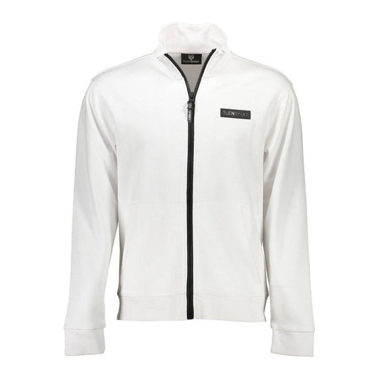 Plein Sport White Cotton Men Sweater