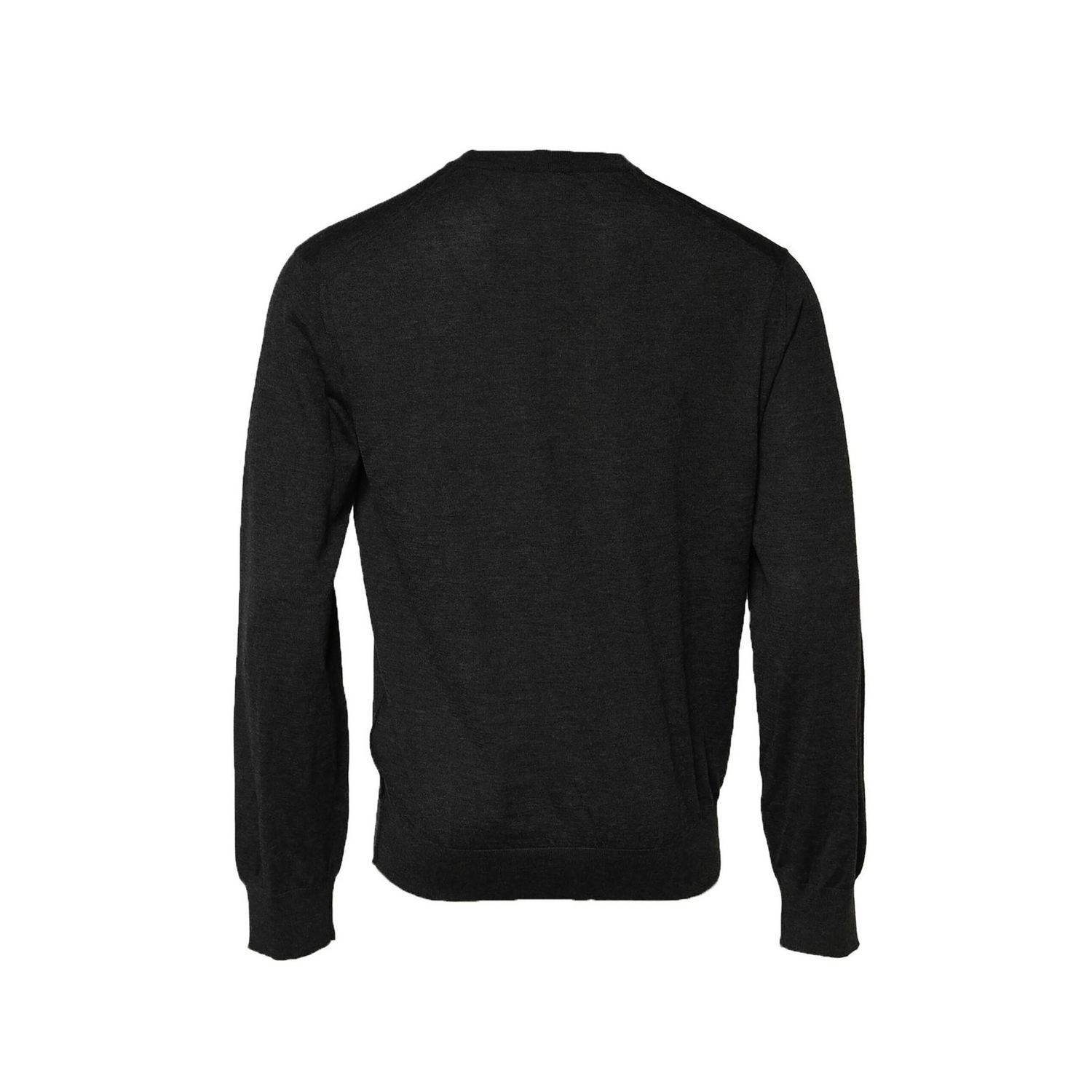 Dolce & Gabbana Gray Long Sleeve Crew Neck Pullover Sweater