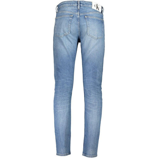 Calvin Klein Light Blue Cotton Men Jeans