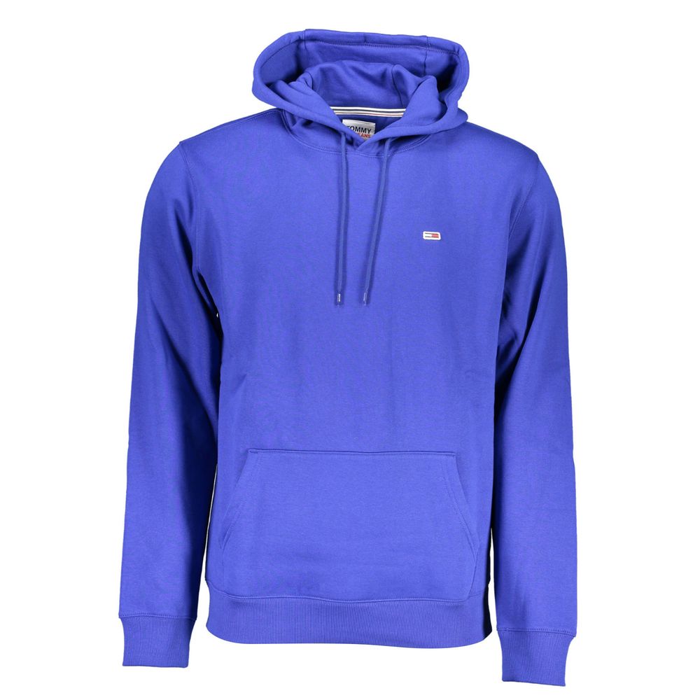Tommy Hilfiger Blue Cotton Men's Sweatshirt Hoodie