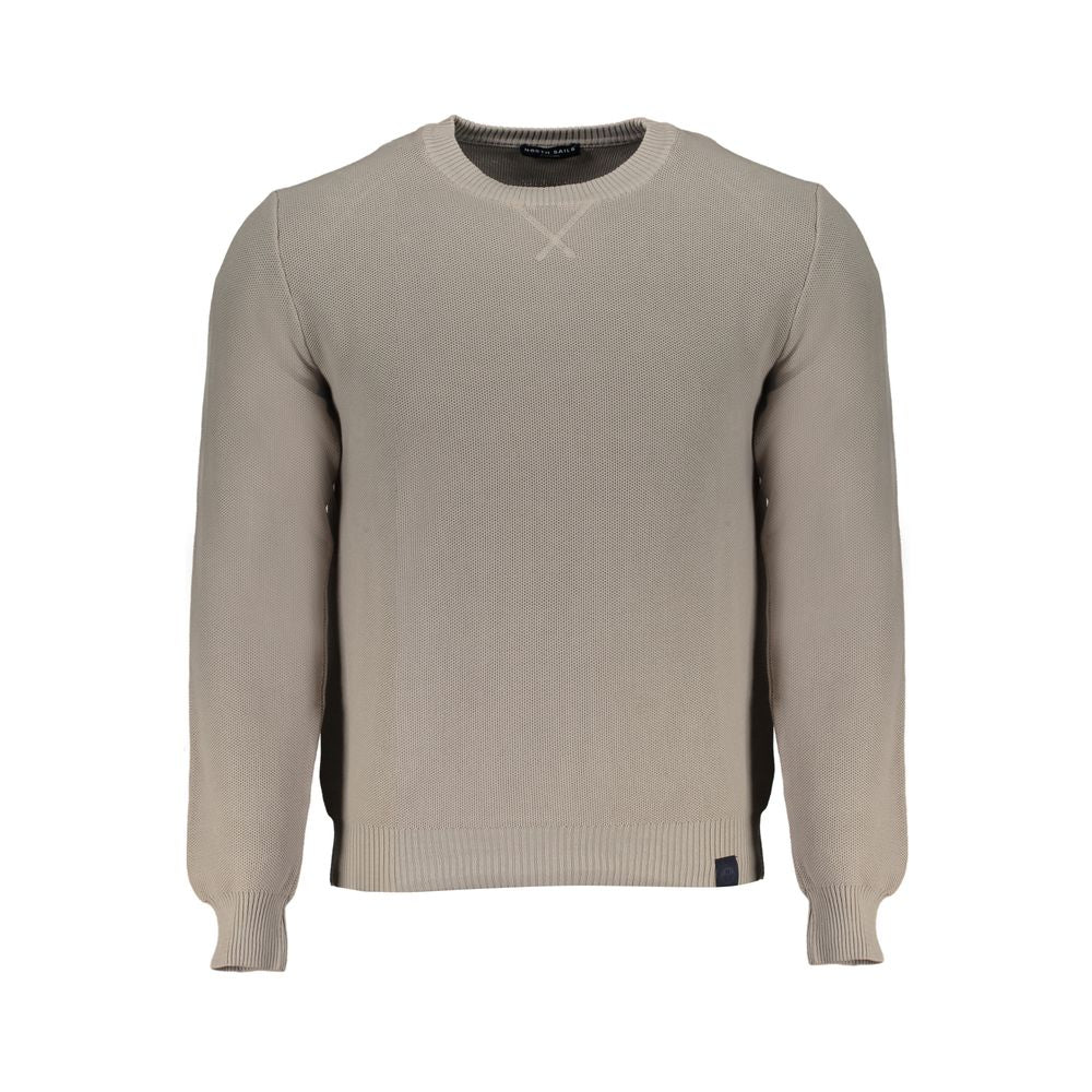 North Sails Grigio Organic Cotton Men Sweater