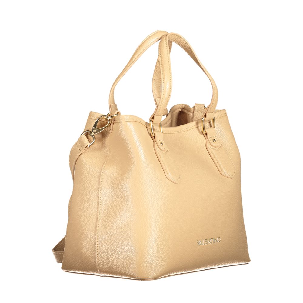 Mario Valentino Beige Polyurethane Women Handbag