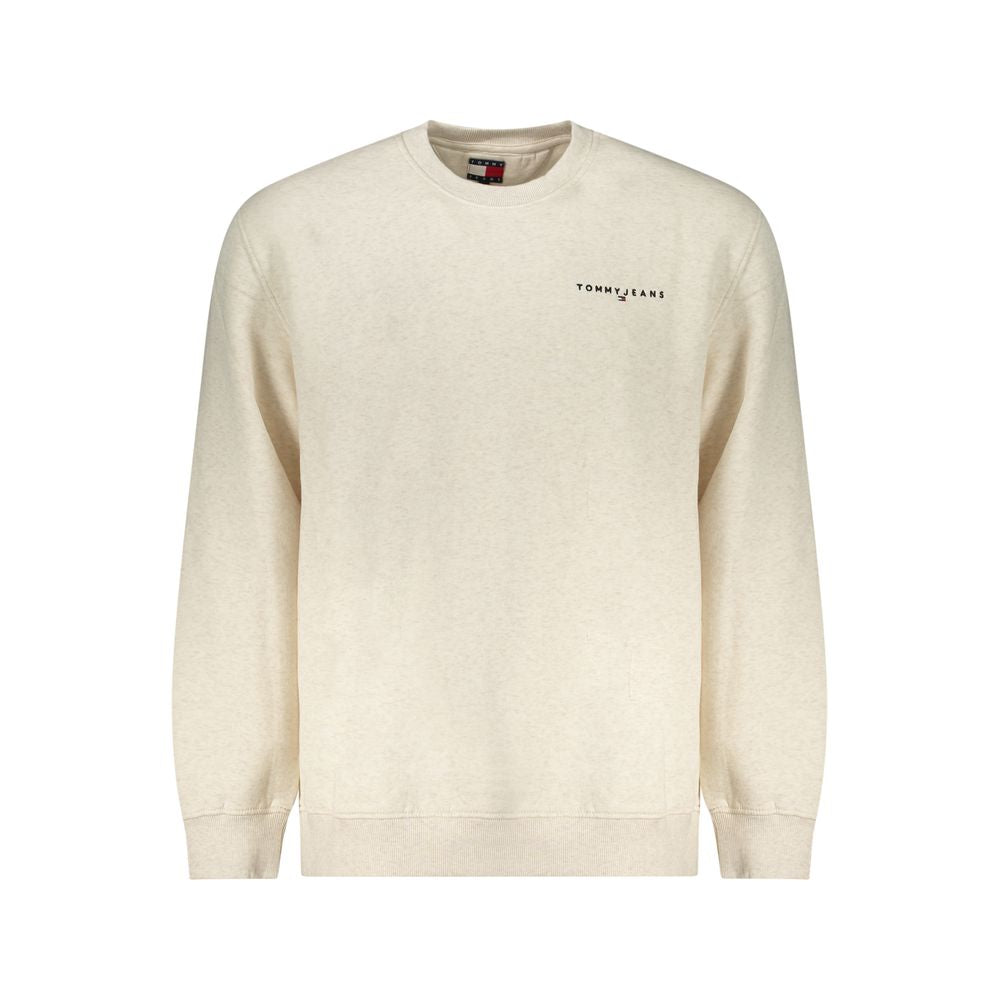 Tommy Hilfiger Beige Cotton Men Sweatshirt