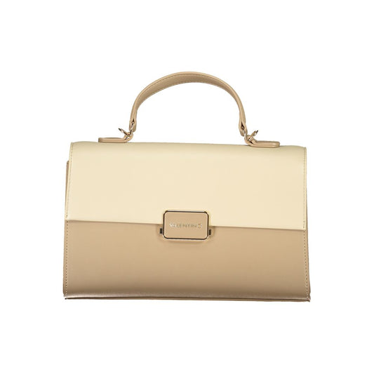 Mario Valentino Beige Polyurethane Women Handbag