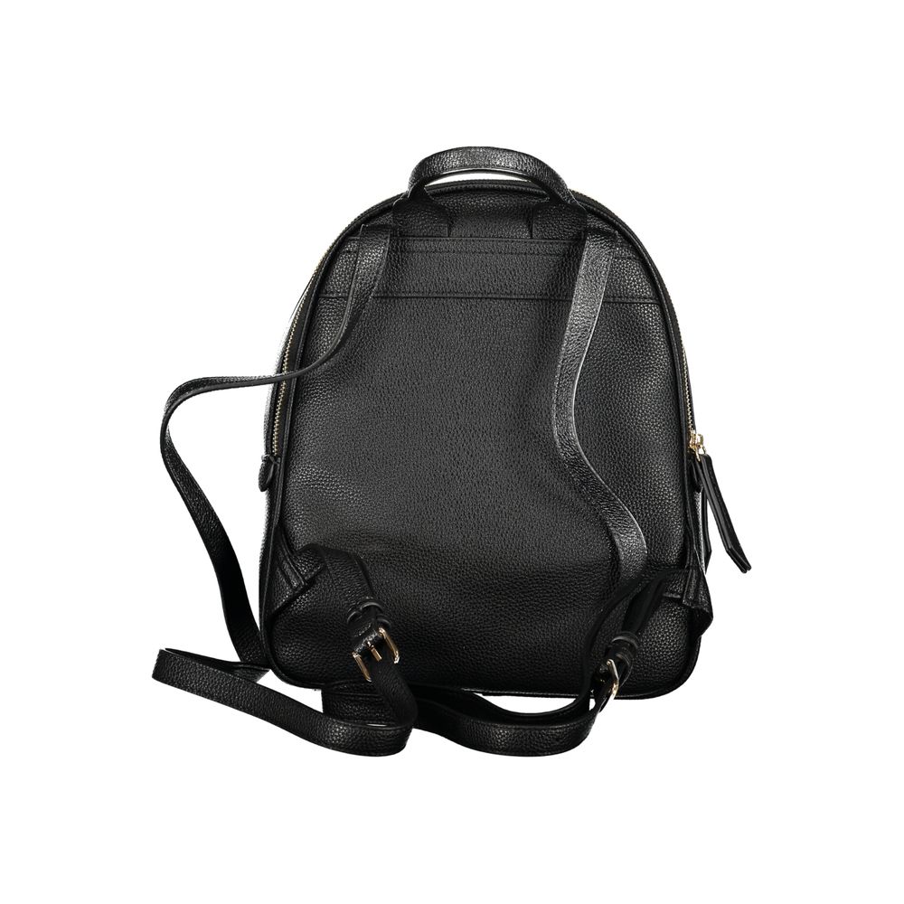 Mario Valentino Black Polyurethane Women Backpack