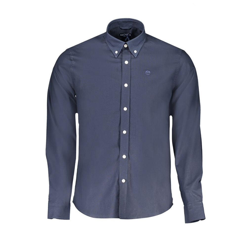 North Sails Blue Organic Cotton Men's Shirt