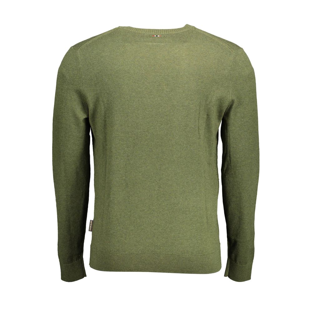 Napapijri Verde Cotton Men Sweater