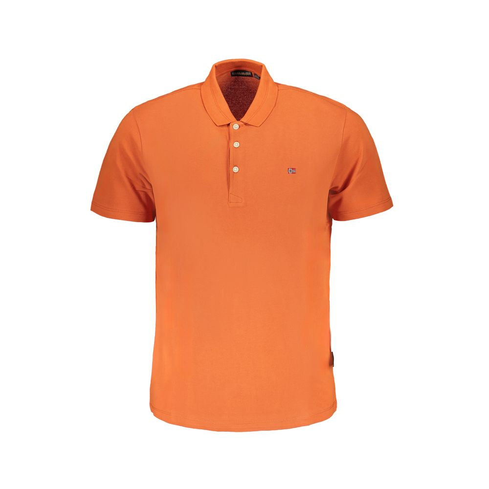 Napapijri Arancione Cotton Men Polo