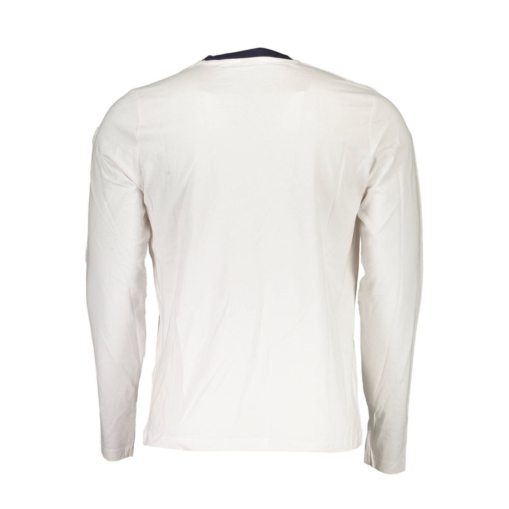North Sails White Cotton Men T-Shirt