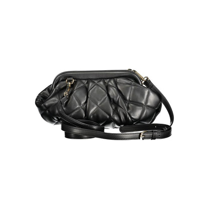 Mario Valentino Black Polyurethane Women Handbag