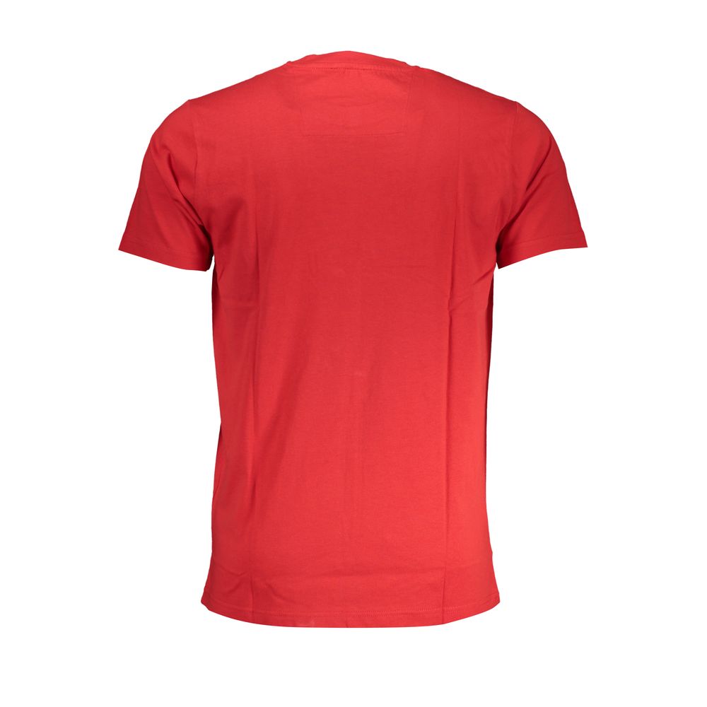 Cavalli Class Red Cotton Men T-Shirt