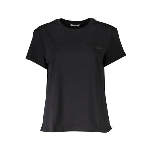 Patrizia Pepe Black Organic Cotton Women T-Shirt