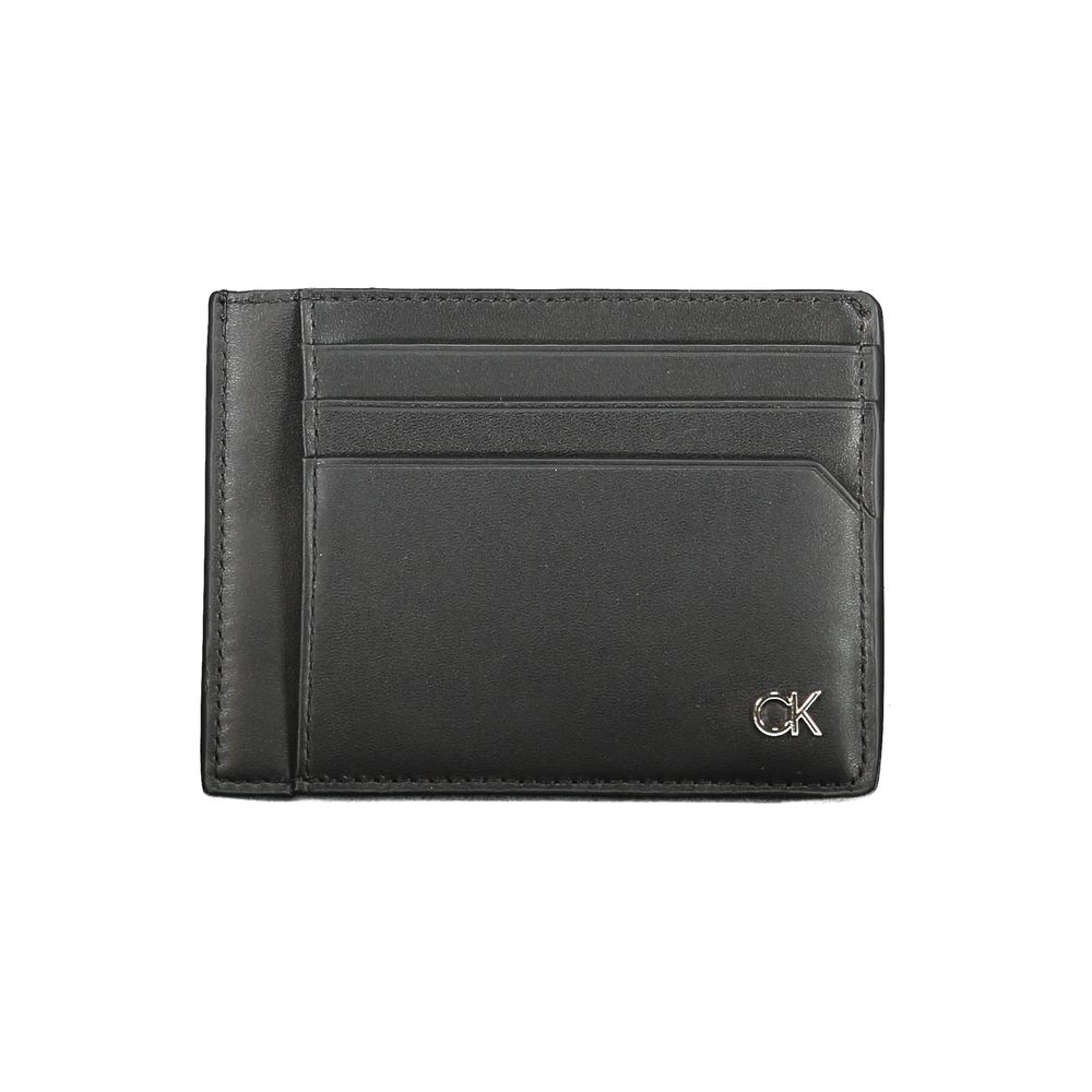 Calvin Klein Black Leather Men Wallet