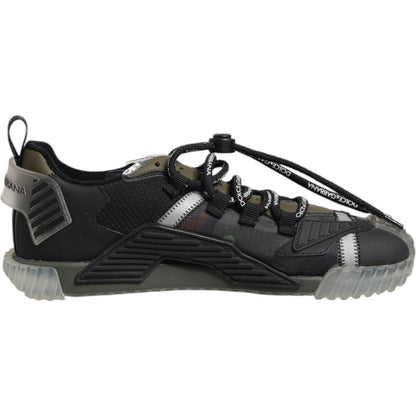 Dolce & Gabbana Multicolor Lace Up Low Top NS1 Sneakers Shoes