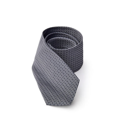 Jil Sander Gray Silk Tie