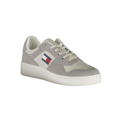 Tommy Hilfiger Grigio Pelle Men Sneaker