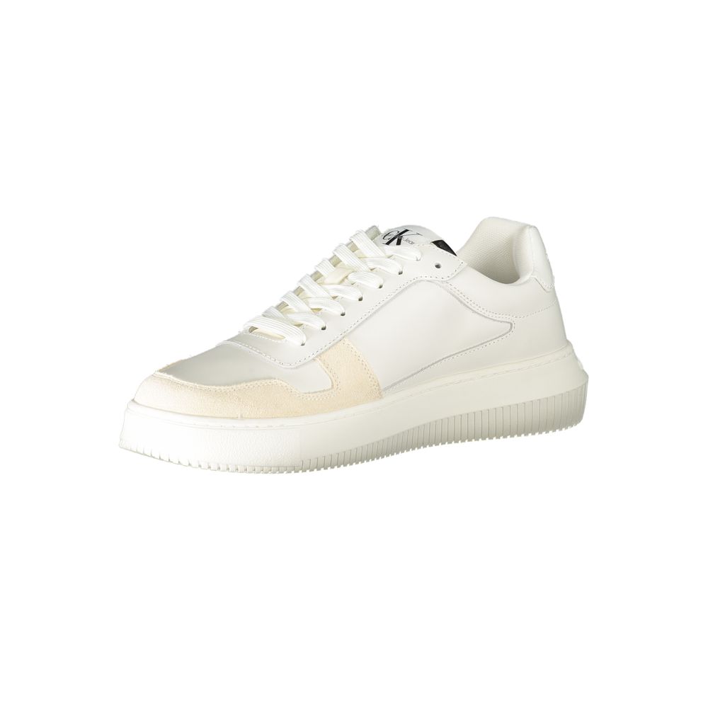 Calvin Klein Bianco Leather Men Sneaker