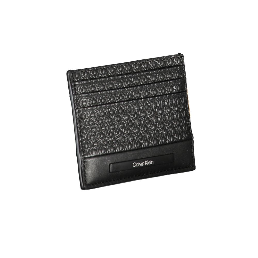 Calvin Klein Black Polyurethane Men Wallet