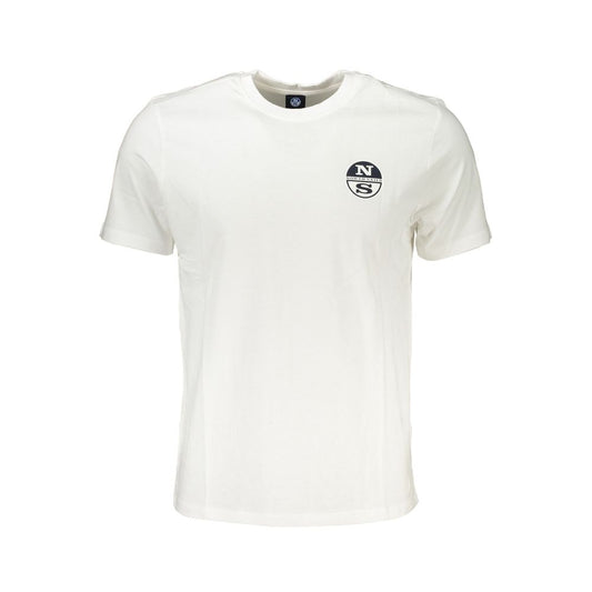 North Sails Bianco Cotton Men T-Shirt