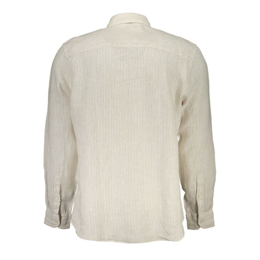 North Sails Beige Linen Shirt 1728,67403481248,Beige,Clothing,L,Men,Men - Clothing,New with tags,North Sails,S,Shirts - Men - Clothing North Sails NO-29722-S