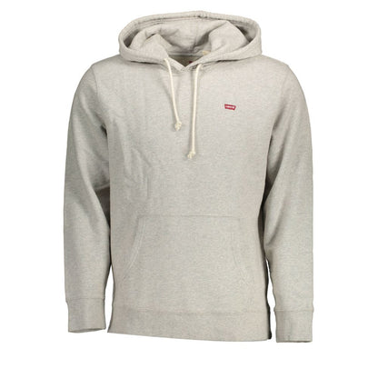 Levi's Gray Cotton Men Sweatshirt