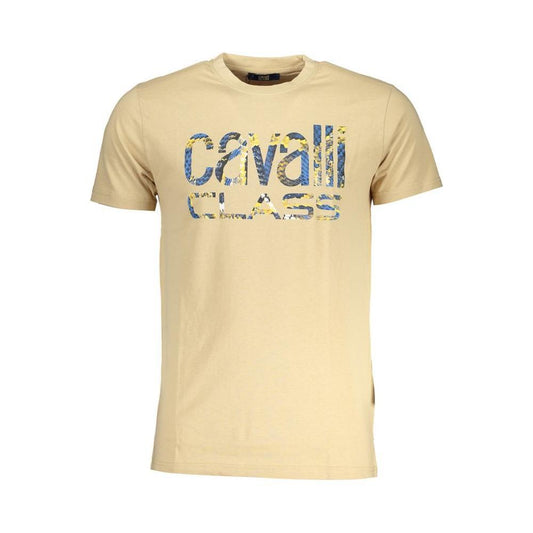 Cavalli Class Beige Cotton T-Shirt 1728,67403481248,Beige,Cavalli Class,Clothing,L,Men,Men - Clothing,New with tags,T-Shirts - Men - Clothing,XL,XXL Cavalli Class CA-28594-XL