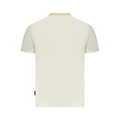 Napapijri White Cotton Men T-Shirt