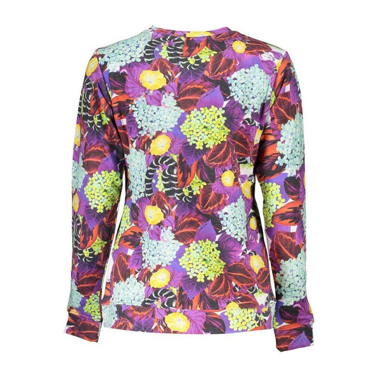 Cavalli Class Elegant Purple Crew Neck Sweater 1728,67403481248,Cavalli Class,Clothing,L,M,New with tags,Purple,S,Sweaters - Women - Clothing,Women,Women - Clothing,XS,XXL Cavalli Class CA-26815-XS