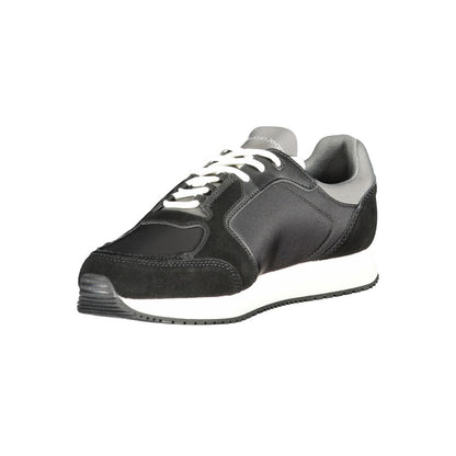 Calvin Klein Black Polyurethane Men Sneaker