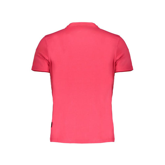Napapijri Pink Cotton T-Shirt 1728,67403481248,Clothing,M,Men,Men - Clothing,Napapijri,New with tags,Pink,S,T-Shirts - Men - Clothing,XL,XXL Napapijri NA-29526-S