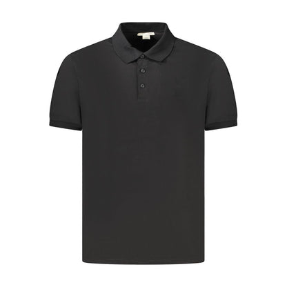 Calvin Klein Black Cotton Men Polo