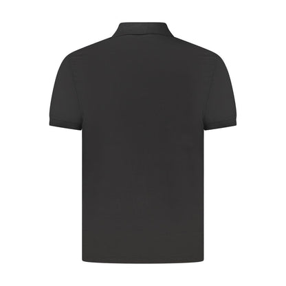 Calvin Klein Black Cotton Men Polo