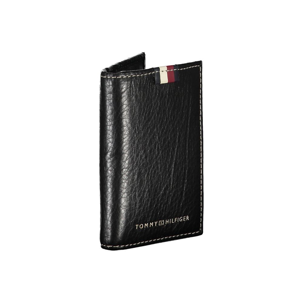 Tommy Hilfiger Black Leather Men Wallet