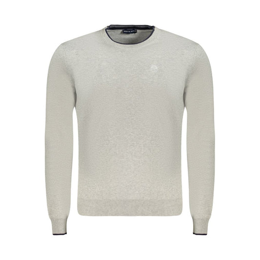 North Sails Grigio Cotton Mens Sweater
