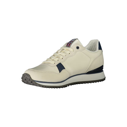 Napapijri White Polyester Athletic Sneakers Napapijri