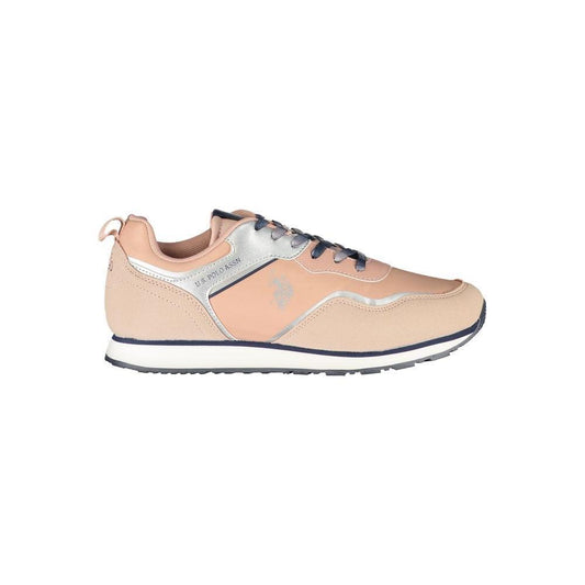 U.S. POLO ASSN. Pink Polyester Sneaker 1728,67403481248,EU35/US5,EU36/US6,EU37/US7,EU38/US8,EU39/US9,New with tags,Pink,Shoes,Sneakers - Women - Shoes,U.S. POLO ASSN.,Women,Women - Shoes U.S. POLO ASSN. US-23547-EU36/US6